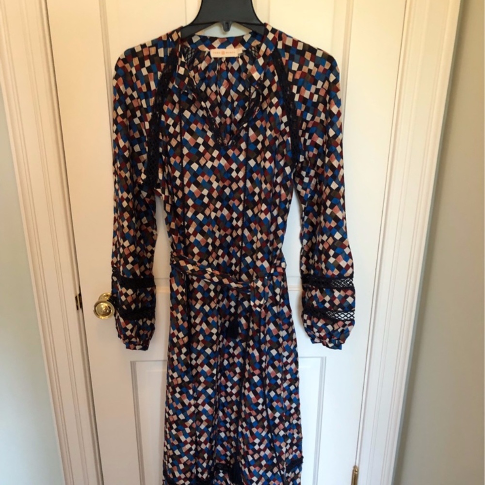 Tory Burch Checkered Dress (Size 8)